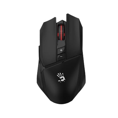 Picture of A4 TECH BLOODY R36 ULTRA STONE BLACK WAVELINK FULL SPEED DUAL MODE WIRELESS + USB TYPE C GAMING MOUSE