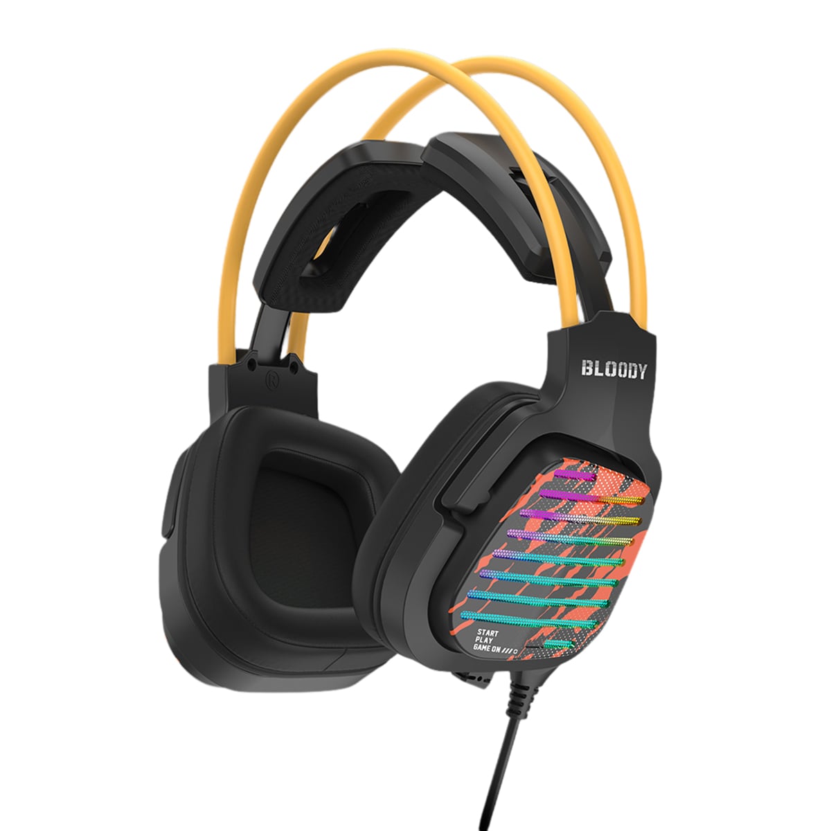Picture of A4 TECH BLOODY G565 ENERGY WHITE 7.1 SURROUND SOUND RGB FLOW BACKLIGHT USB GAMING HEADPHONE