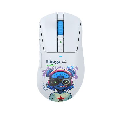 Picture of A4 TECH BLOODY R73 PRO NYX MIRAGE PAW3395 PRO Sensor 26000 CPI WAVELINK FULL SPEED DUAL MODE WIRELESS + USB TYPE C GAMING MOUSE