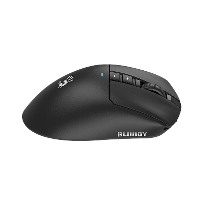 Picture of A4 TECH BLOODY R73 ULTRA BLACK ALPHA 20K SENSOR 20000 CPI WAVELINK FULL SPEED DUAL MODE WIRELESS + USB TYPE C GAMING MOUSE