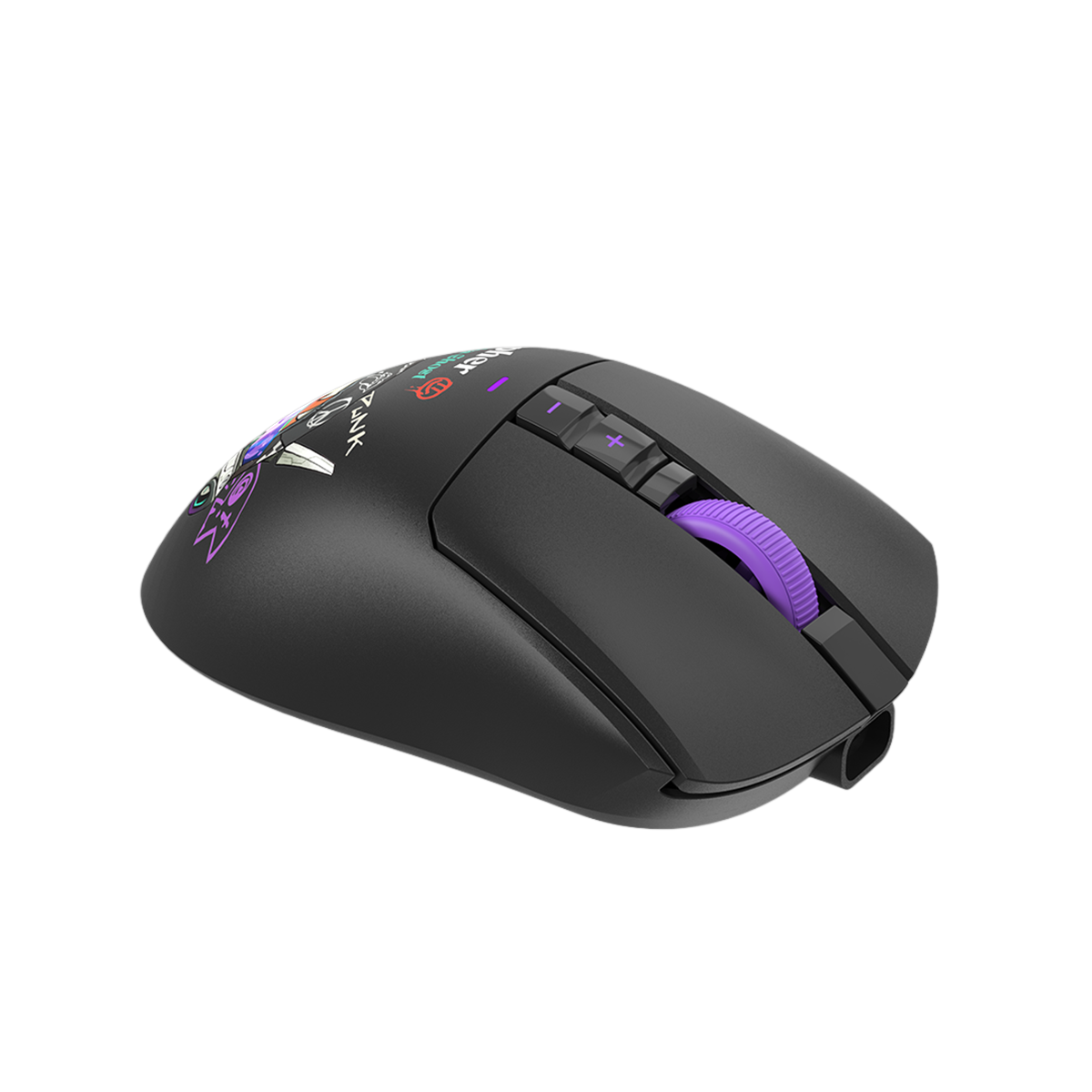 Picture of A4 TECH BLOODY R73 PRO CYPER GHOST PAW3395 PRO Sensor 26000 CPI WAVELINK FULL SPEED DUAL MODE WIRELESS + USB TYPE C GAMING MOUSE