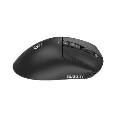 Picture of A4 TECH BLOODY R73 PRO BLACK PAW3395 PRO Sensor 26000 CPI WAVELINK FULL SPEED DUAL MODE WIRELESS + USB TYPE C GAMING MOUSE