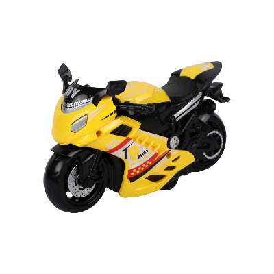 Picture of Street Racer Motorcycle | Colorful Sport Bike Toy Collection | Friction-Powered Model Vehicle - 1 Piece