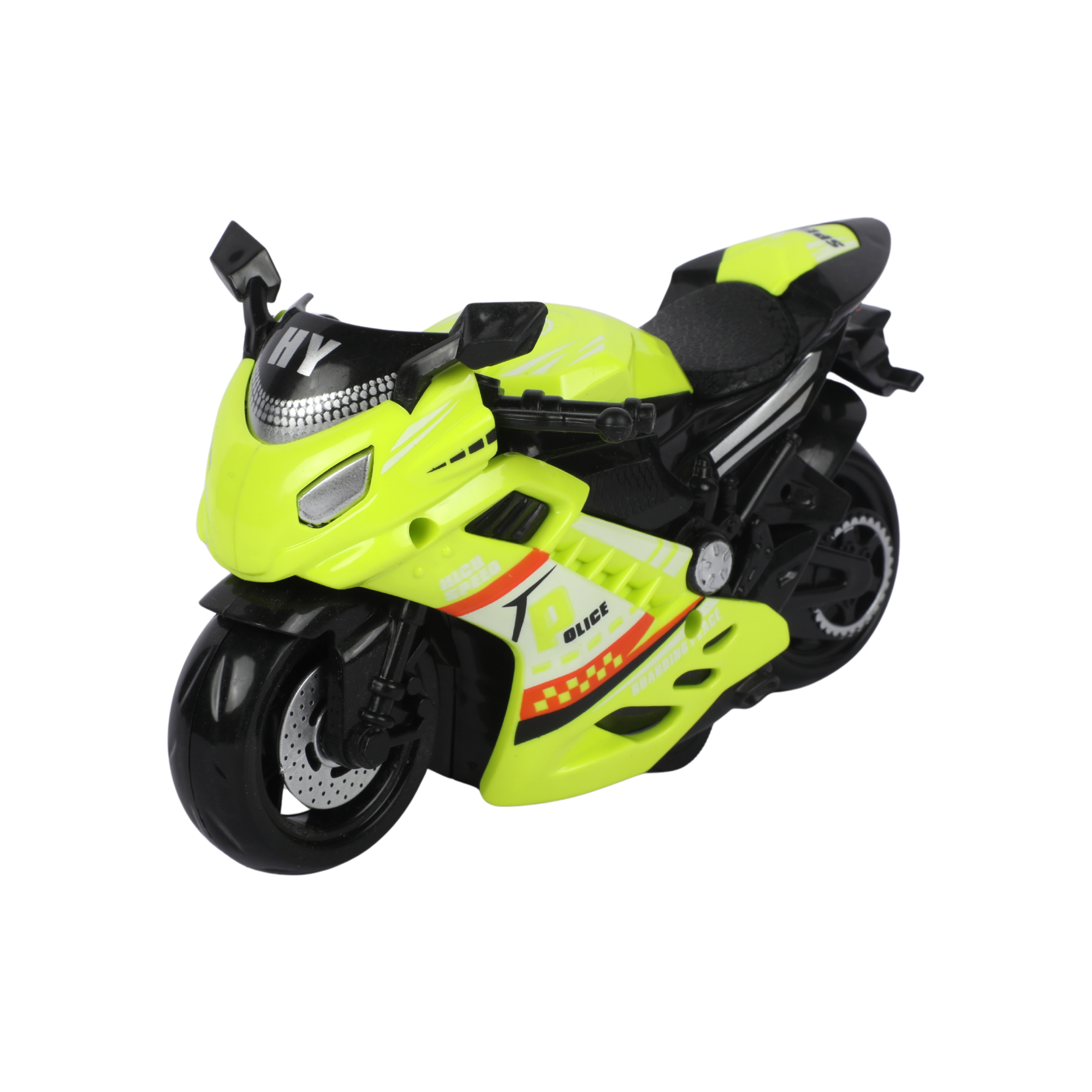 Picture of Street Racer Motorcycle | Colorful Sport Bike Toy Collection | Friction-Powered Model Vehicle - 1 Piece