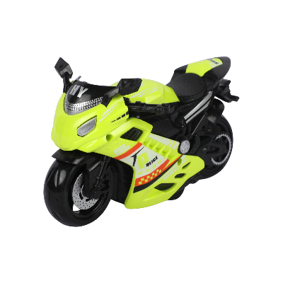 Picture of Street Racer Motorcycle | Colorful Sport Bike Toy Collection | Friction-Powered Model Vehicle - 1 Piece