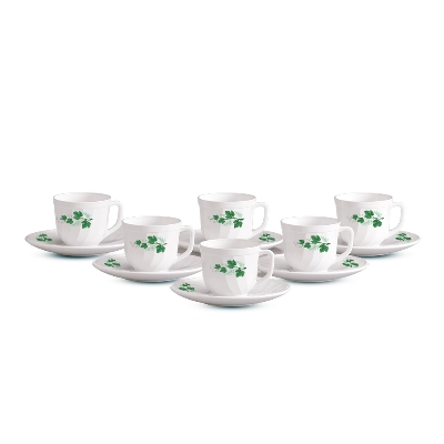 Picture of 12 Pcs Cup Set-Green Classic