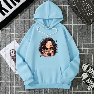 Picture of  Philips Cotton  Hoodie For Women HL-116