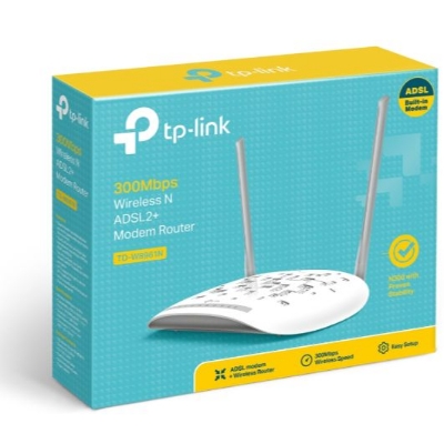 Picture of TP-Link TD-W8961N 300Mbps Wireless ADSL2 Modem Router - White