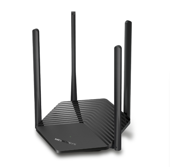 Picture of Mercusys MR60X AX1500 WiFi 6 Router | Dual Band 1500 Mbps Wireless 1.5 Gbps Gigabit Wi-Fi | OFDMA & MU-MIMO | 4× Multi-Directional high-gain Antennas with Beamforming