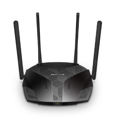 Picture of Mercusys MR80X V2.2 AX3000 Dual-Band Wi-Fi 6 Gigabit Router WiFi Speed up to 2402Mbps/5GHz + 574Mbps/2.4GHz, Gigabit 3 LAN Ports, 1 WAN Port Ideal for Gaming