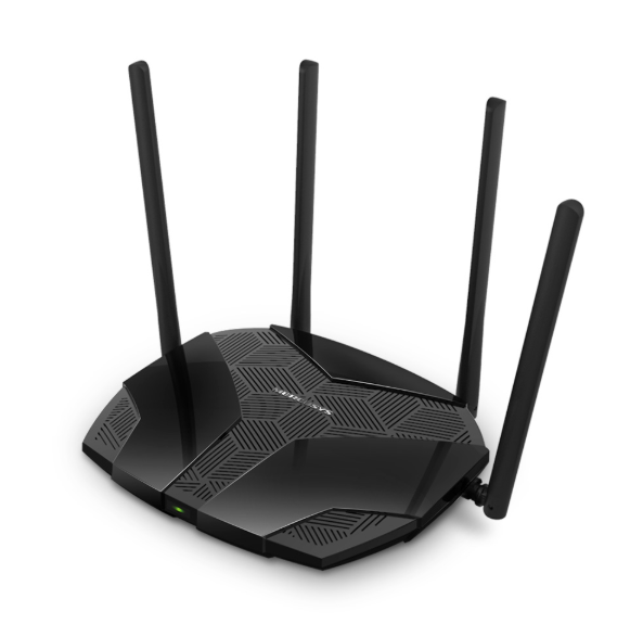 Picture of Mercusys MR80X V2.2 AX3000 Dual-Band Wi-Fi 6 Gigabit Router WiFi Speed up to 2402Mbps/5GHz + 574Mbps/2.4GHz, Gigabit 3 LAN Ports, 1 WAN Port Ideal for Gaming