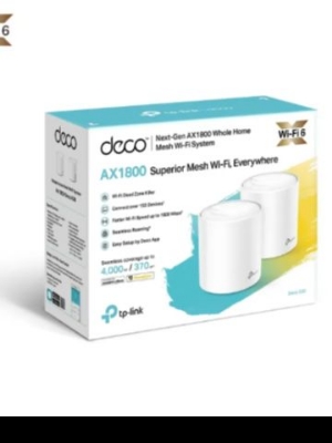 Picture of TP-Link Deco X50 2 Pack AX3000 Whole Home Mesh WiFi 6 System Covers up to 4,500 Sq.Ft Supports up to 150 devices with Gigabit ports