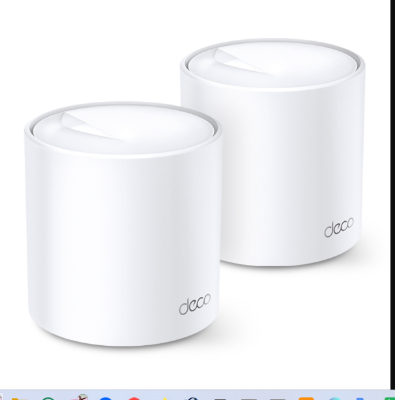 Picture of TP-Link Deco X50 2 Pack AX3000 Whole Home Mesh WiFi 6 System Covers up to 4,500 Sq.Ft Supports up to 150 devices with Gigabit ports