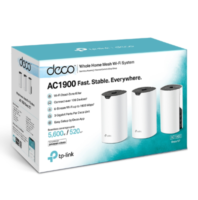 Picture of TP-Link Deco X10 3 Pack AX1500 Whole Home Mesh Gigabit Wi-Fi 6 System