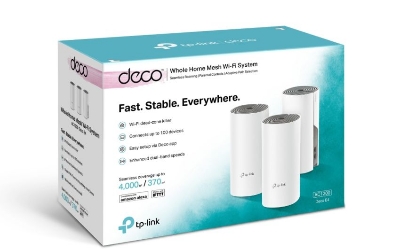 Picture of TP-Link Deco E4 AC1200 Mesh Wi-Fi Router Pack of 3
