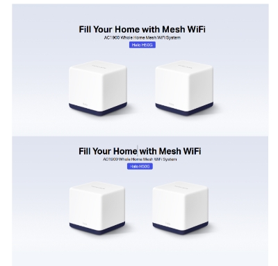 Picture of Mercusys Halo H50G AC1900 Whole Home Gigabit Mesh 2pack  Wi-Fi System