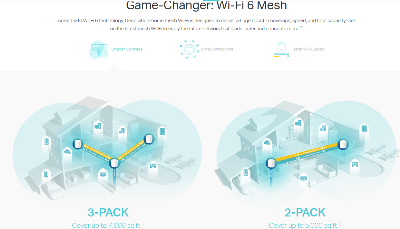 Picture of TP-Link Deco X60 AX3000 Whole Home Mesh Wi-Fi 6 System (3 Pack)