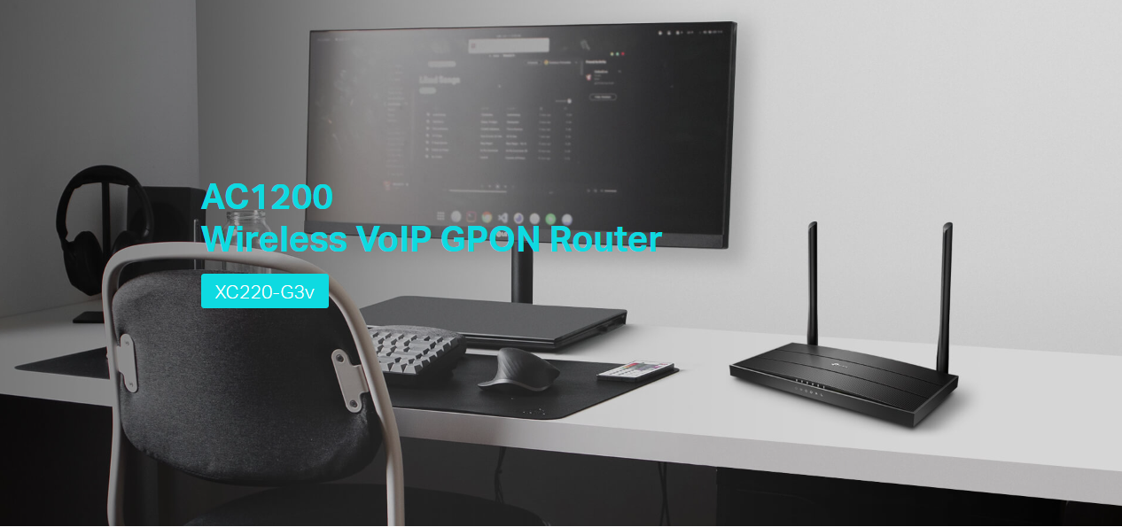 Picture of TP-Link XC220-G3 v AC1200 Wireless GPON/XPON/EPON/& ALL Router