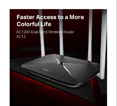 Picture of MERCUSYS AC12 AC1200 Dual Band Wireless Router (4 Antenna)