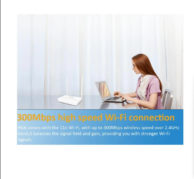 Picture of Tenda HG6 N300 Mbps GPON ONT Ethernet Single-Band Wi-Fi Router