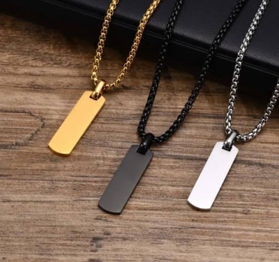 Picture of Fashionable Boys Pendant and Bar Necklace for Man