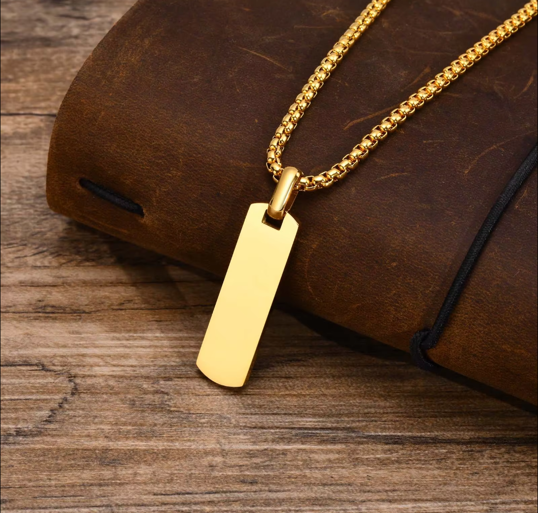 Picture of Fashionable Boys Pendant and Bar Necklace for Man