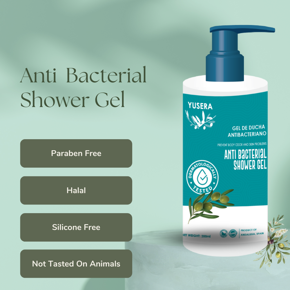 Picture of Yusera Anti Bacterial Shower Gel Lavender 200ml