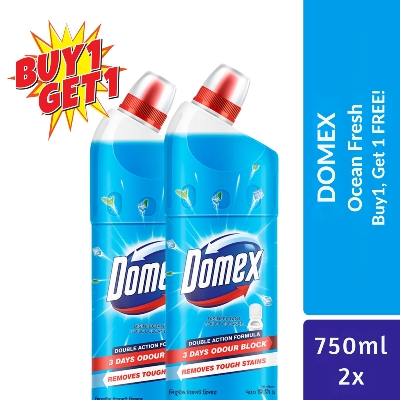 Picture of Domex Toilet Cleaning Liquid Ocean Fresh 750ml(B1G1)