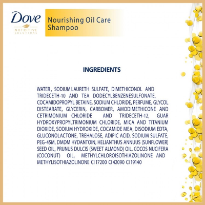 Picture of Dove Shampoo Nourishing Oil Care 330ml