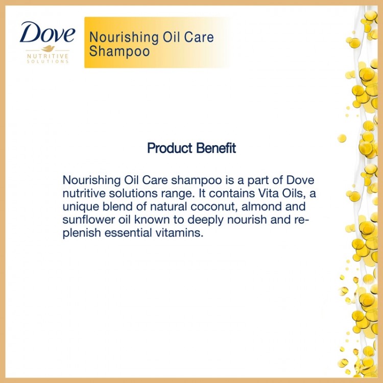 Picture of Dove Shampoo Nourishing Oil Care 330ml