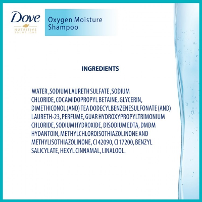 Picture of Dove Shampoo Oxygen Moisture 330ml