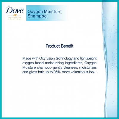 Picture of Dove Shampoo Oxygen Moisture 330ml
