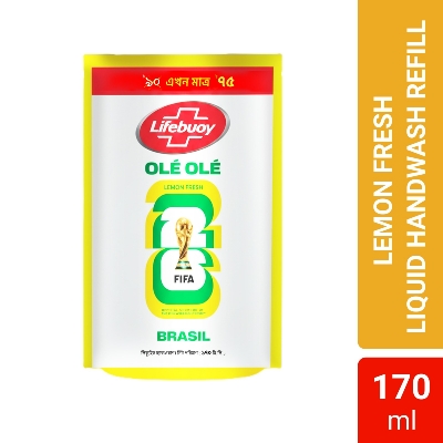 Picture of Lifebuoy Handwash (Soap) Lemon Fresh Refill 170ml