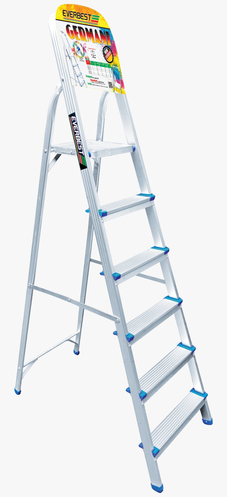 Picture of GERMANI LADDER  Everbest 4/5/6/7/8/9 STEP ALMUNIUM