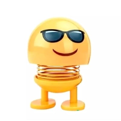 Picture of Blind Emoji dancing doll for Bike / Motorcycle/ Car or Gifts item ,Doll for Car Dashboard 1Pis Bis Size