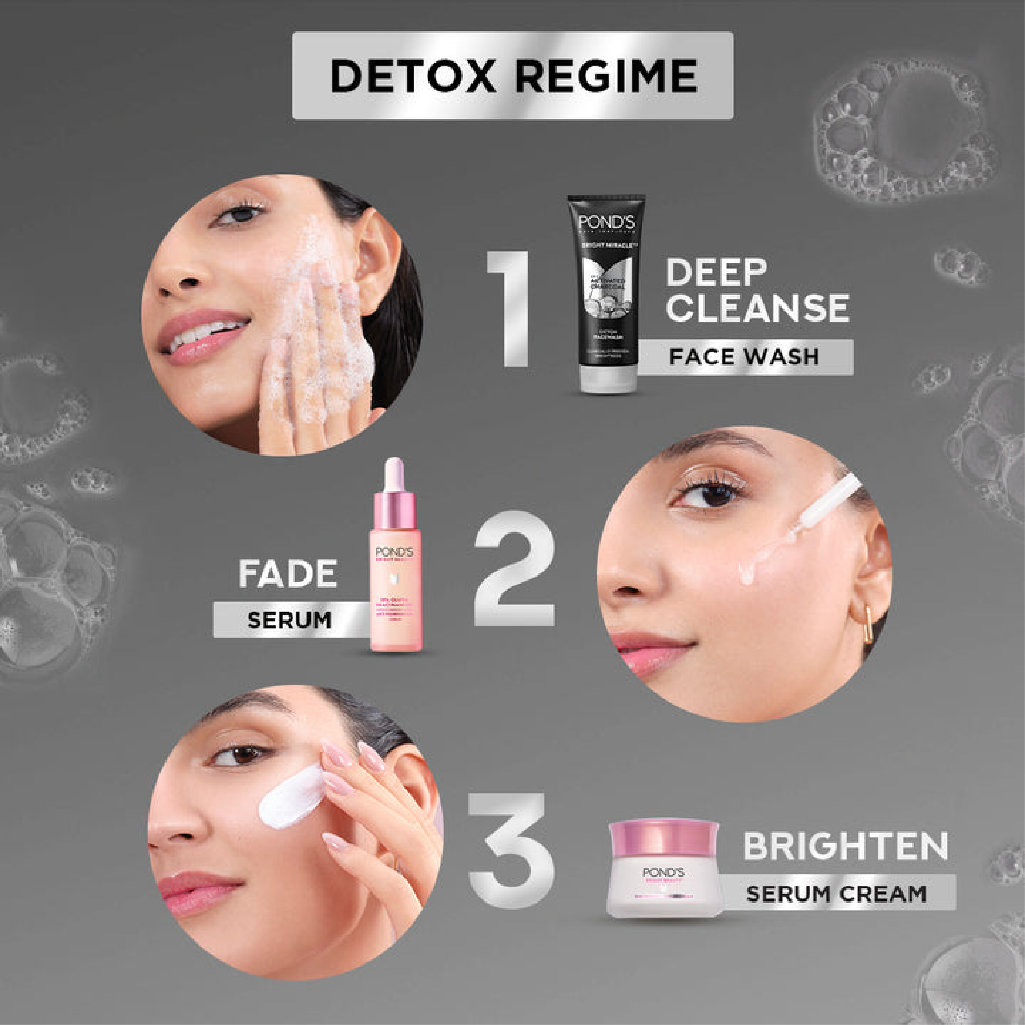 Picture of Pond's Face Wash Bright Miracle Detox 100g