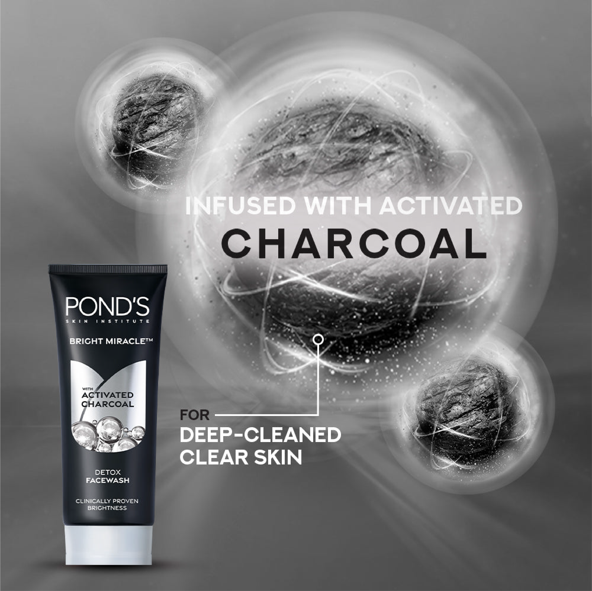 Picture of Pond's Face Wash Bright Miracle Detox 100g