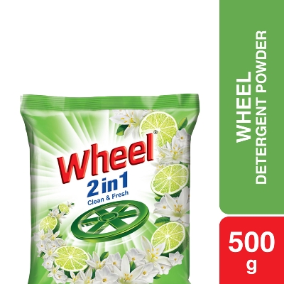 Picture of Wheel Washing (Detergent) Powder 2in1 Clean & Fresh 500g