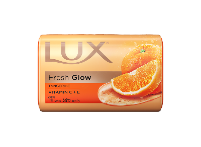 Picture of Lux Soap Bar Fresh Glow Tangerine & Vitamin C + E 150g
