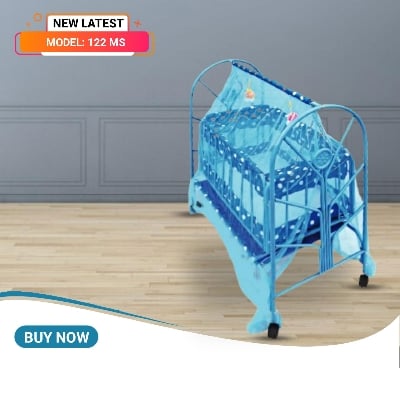 Picture of Dolna Bed For New Born Baby A Cozy Nest Cradle model no  MS-122 dolna bed with mosquito net Bacchader Dolna Baby Dolna
