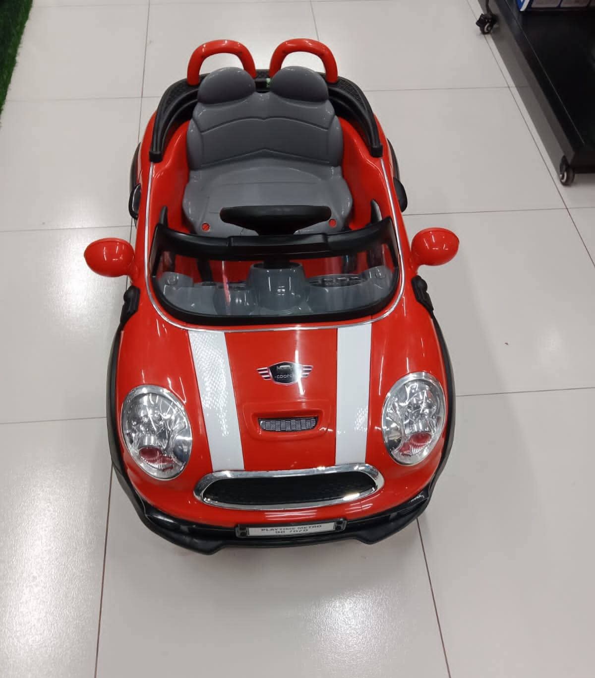 Picture of Kids Electric BMW Style Ride-On Car with Remote Control, Rechargeable Battery, Mic, Bluetooth Music, LED Lights, Music & Safety Seat – Luxury Children Toy Car