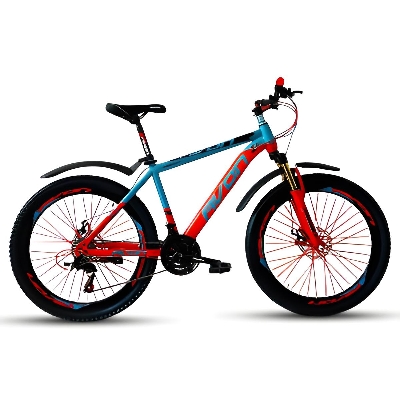 Picture of 26 inchi 21 Speed Gear Cycle With Suspension Lockout fork High Rim Coloring Fat Spoke With Shimano Parts
