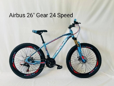 Picture of 26 inchi 21 Speed Gear Cycle With Suspension Lockout fork High Rim Coloring Fat Spoke With Shimano Parts