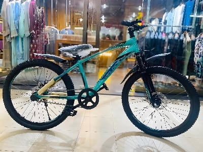 Picture of 26 inchi 21 Speed Gear Cycle With Suspension Lockout fork High Rim Coloring Fat Spoke With Shimano Parts