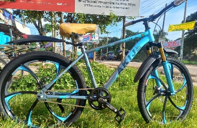 Picture of 26 inchi 21 Speed Gear Cycle With Suspension Lockout fork High Rim Coloring Fat Spoke With Shimano Parts