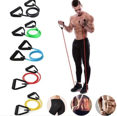 Picture of Chest Pull Workout, Theraben: Strengthen Your Grip And Chest Muscles With This Black Hand Grip, Designed For Effective Workouts.