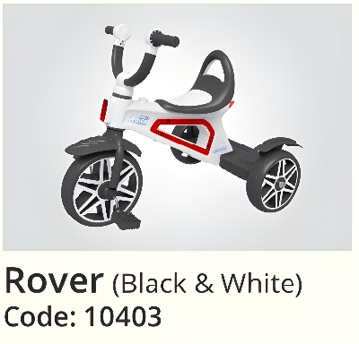 Picture of Rover Baby Tricycle this tricycle ensures stability and balance during rides. Its adjustable seat grows with your child