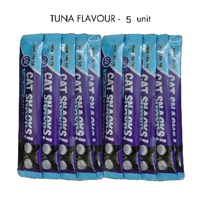 Picture of Cat Snacks treat food 10pcs, chicken, Tuna, Salmon flavor, Kitten & cat Wet tretty snacks food