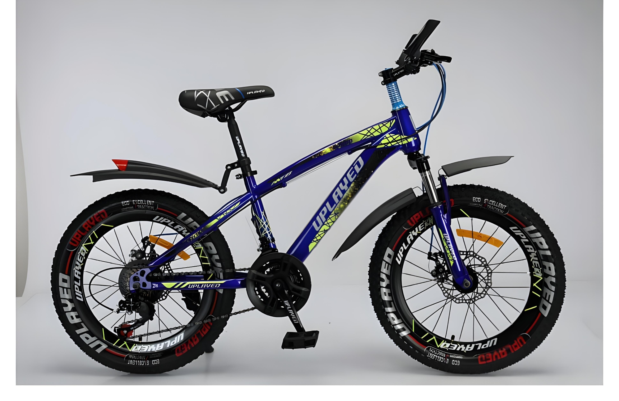 Picture of Uplayed Cosmic 20 inchi 21 Speed Gear With Hub Lighting Cycle With Suspension Lockout fork High Rim Coloring Fat Spoke With Shimano Parts