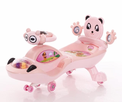 Picture of Baybee Kids Swing Auto Car Cruiser Pedal Go Kart Racing Ride On Toy Car For Baby With Curved Seat Baby Tricycle Kid'S Trike/Bicycle Children Tricycle For Boys & Girls Age 2-6 Years(Red)